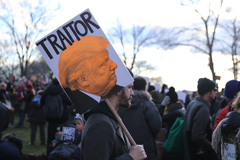 Protests against Trump’s travel ban hit the streets of NYC