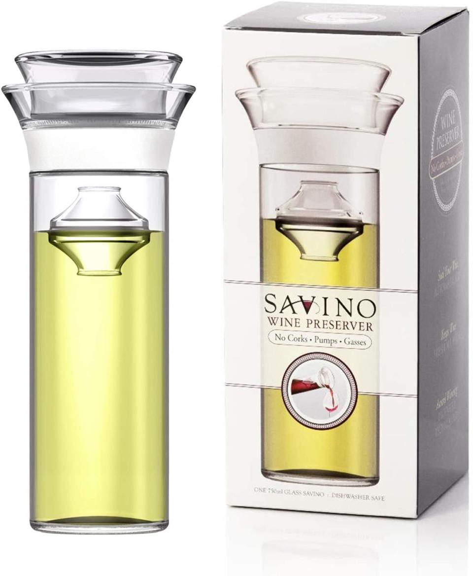 Savino Glass Wine Preserver, best gifts for wine lovers