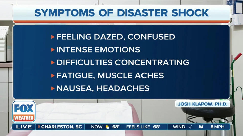These are the signs of disaster shock.