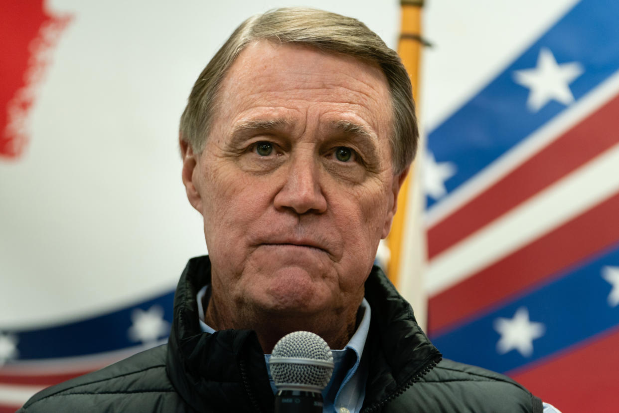 David Perdue Begins His Campaign For Governor Of Georgia - Credit: Elijah Nouvelage/Getty Images