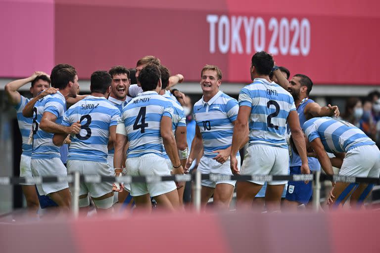 Los Pumas, a pura celebración