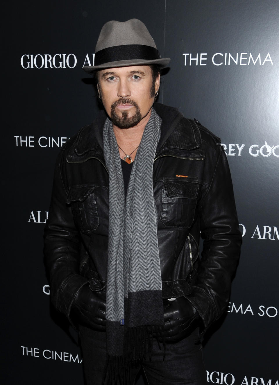 FILE - This Dec. 13, 2011 file photo shows singer Billy Ray Cyrus attending a special screening of "Albert Nobbs" at the Museum of Modern Art in New York. Cyrus is making his Broadway debut in "Chicago." The singer of "Achy Breaky Heart" and father of Miley Cyrus is detouring from his Nashville roots in taking on the role of criminal lawyer Billy Flynn for a seven-week engagement beginning Nov. 5. (AP Photo/Evan Agostini, file)