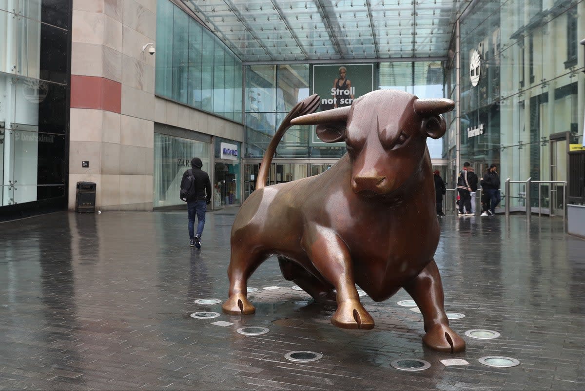 The Bull by Laurence Broderick in Birmingham’s Bull Ring Shopping Centre (Getty Images)