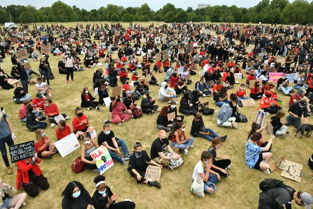 Social distancing in Hyde Park