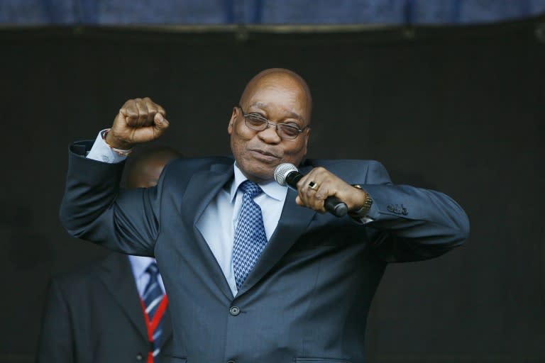 Zuma often regaled crowds by singing the rousing anti-apartheid struggle song "Umshini Wami" (Bring Me My Machine Gun), which became his signature tune