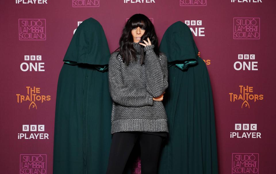 Claudia Winkleman hosts the UK version of "The Traitors"