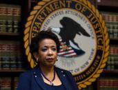 US Attorney General Loretta E. Lynch pictured at a news conference in New York