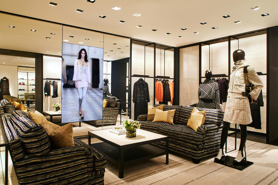Ready-to-wear on display at the Chanel store at CityCenterDC. - Credit: Sam Frost
