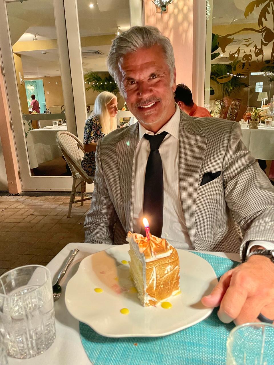 Lorenzo Lamas celebrating his birthday