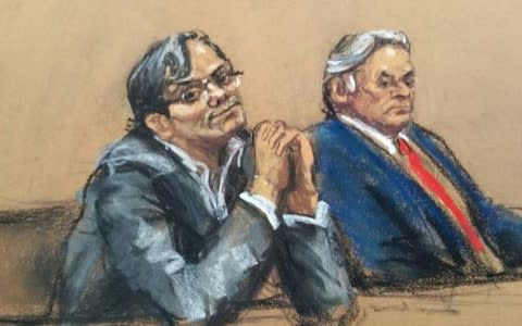 Martin Shkreli in court 