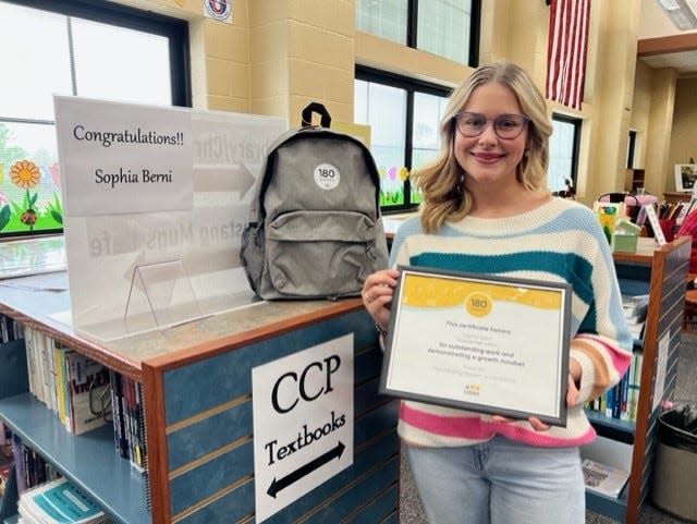 Houghton Mifflin Harcourt chose Claymont High School student Sophia Berni as one of their top-performing Read 180 students in the nation. Read 180 helps students improve their reading achievement.