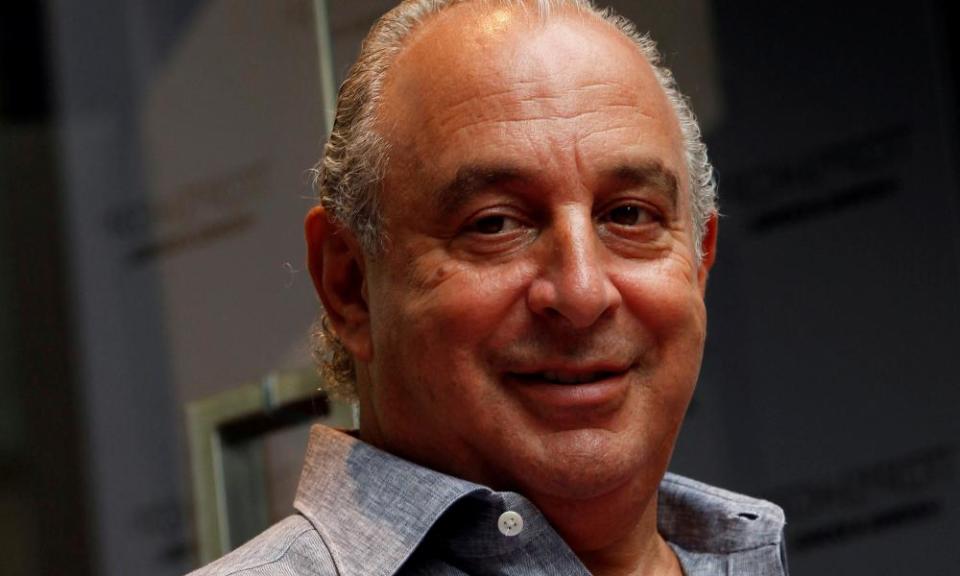 CEO of the Arcadia Group, Philip Green