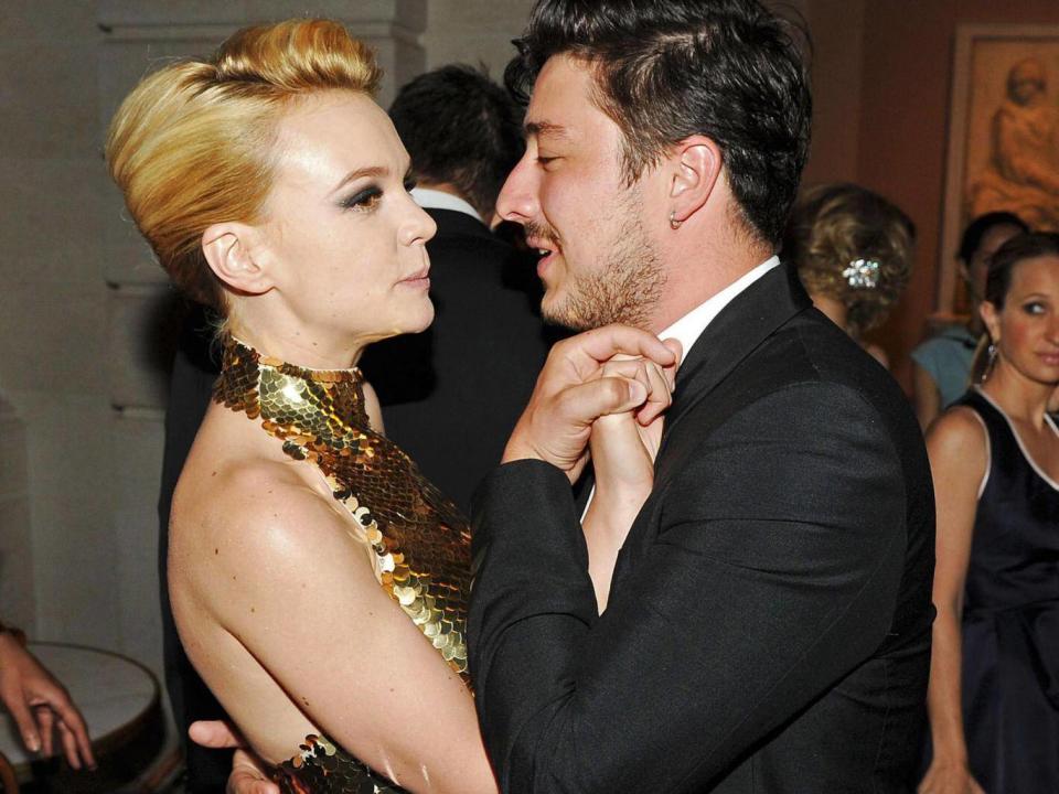 The lead singer Marcus Mumford with his wife, the actress Carey Mulligan (Rex Features)