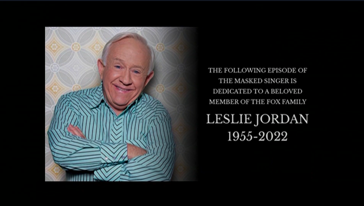 'The Masked Singer' dedicates its Nov. 9, 2022 episode to the late Leslie Jordan. (Photo: Fox)