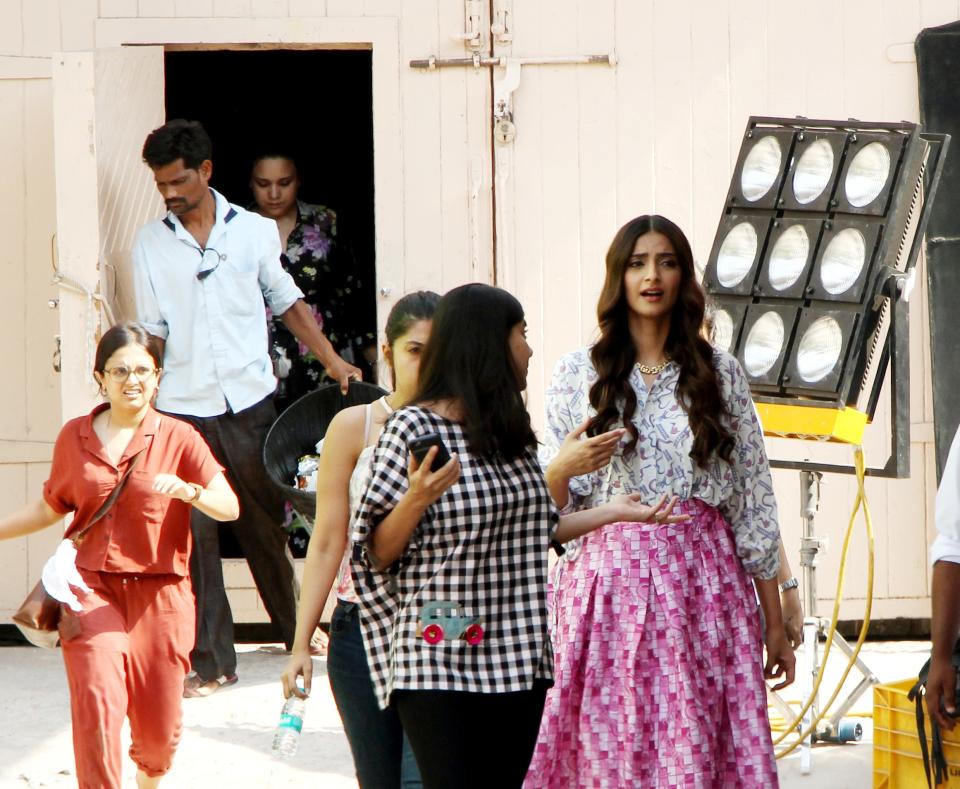 Sonam is currently busy wrapping up the shoot for her home production <i>Veere Di Wedding.</i>
