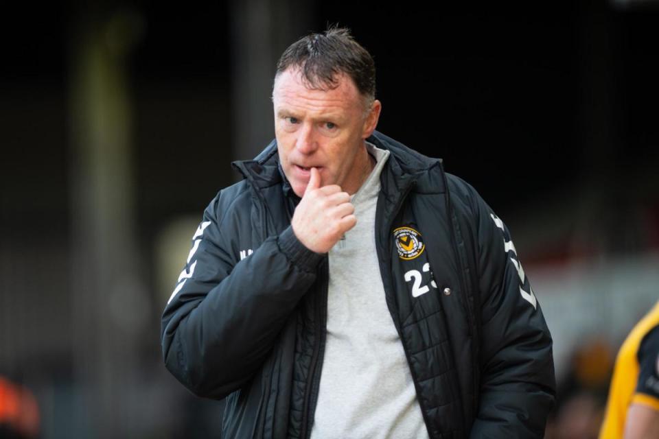 Newport County AFC manager Graham Coughlan &lt;i&gt;(Image: Huw Evans Agency)&lt;/i&gt;