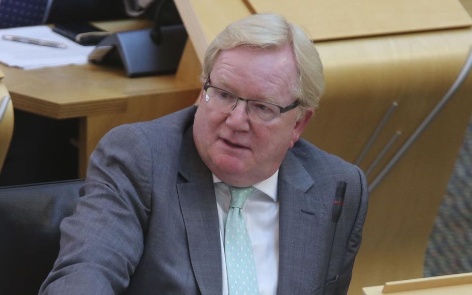 EDINBURGH, SCOTLAND - JUNE 3: Jackson Carlaw MSP Scottish Conservative Leader attends First Ministers Questions at Holyrood on June 3, 2020 in Edinburgh, Scotland.  - Fraser Bremne/Getty Images