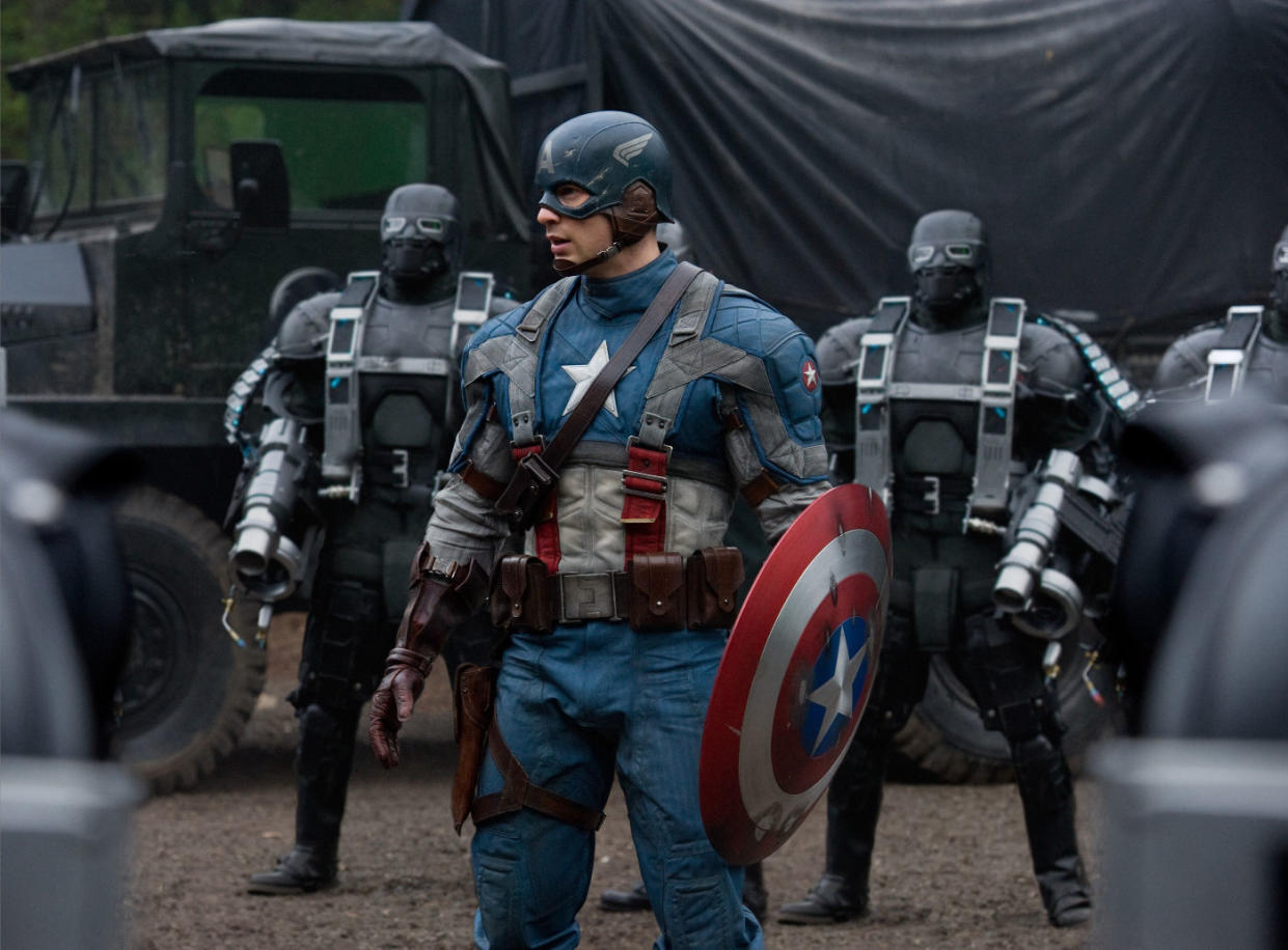 Chris Evans as Steve Rogers in <i>Captain America: The First Avenger</i>. (Marvel Studios)