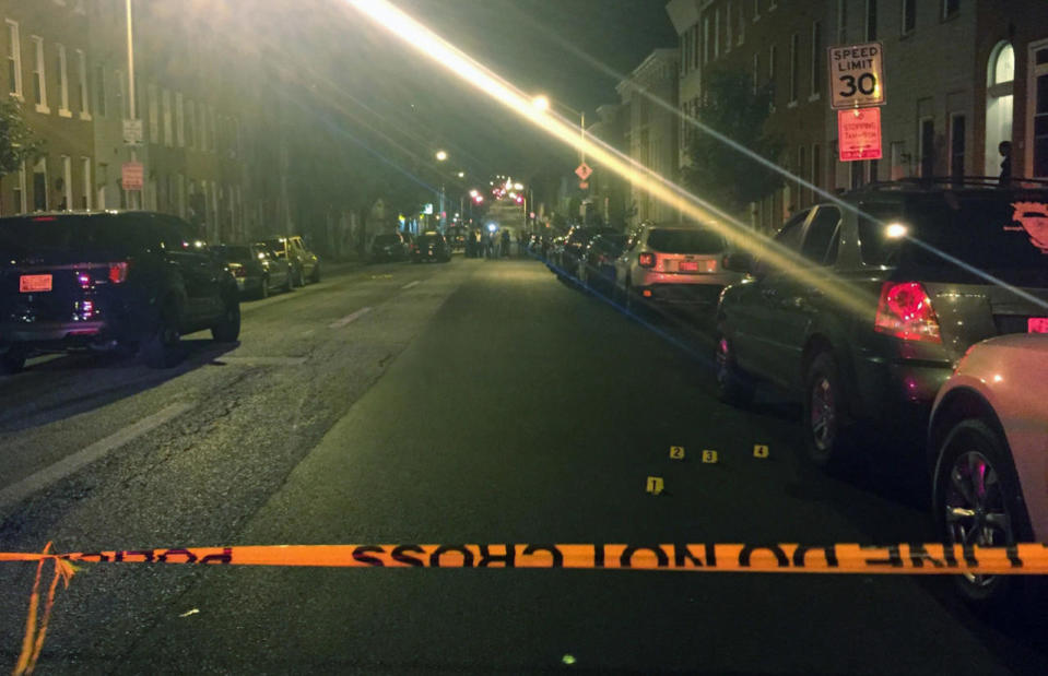 Multiple people shot by gunmen in Baltimore