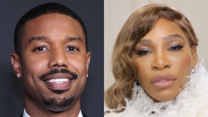 Actor Michael B. Jordan (left) and tennis legend Serena Williams (right) have paired up to give away up to $1 million to HBCU-attending aspiring entrepreneurs. (Photos: Robin L Marshall/Getty Images and Mike Coppola/Getty Images)