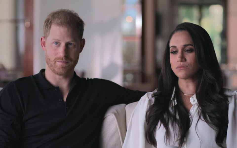 The Duke of Sussex describes how his father, the King, asked him to put their plan to relocate to Canada into writing - Netflix