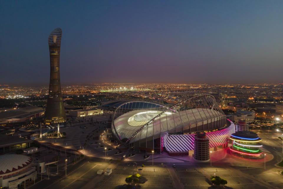 The stadium from the outside