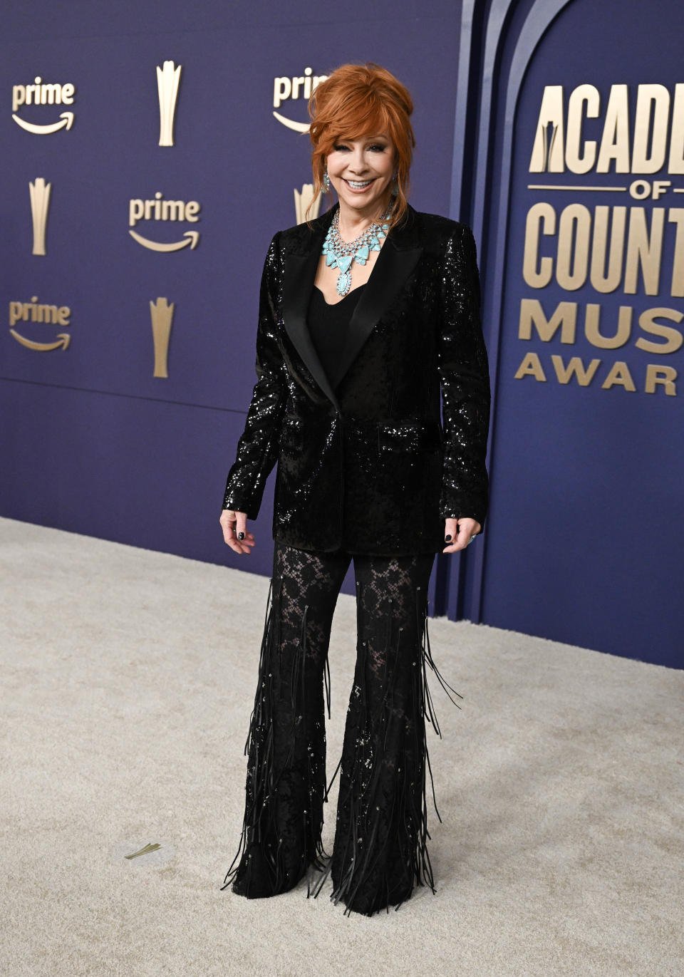Reba McEntire at the 59th Academy of Country Music Awards from Ford Center at The Star on May 16, 2024 in Frisco, Texas.
