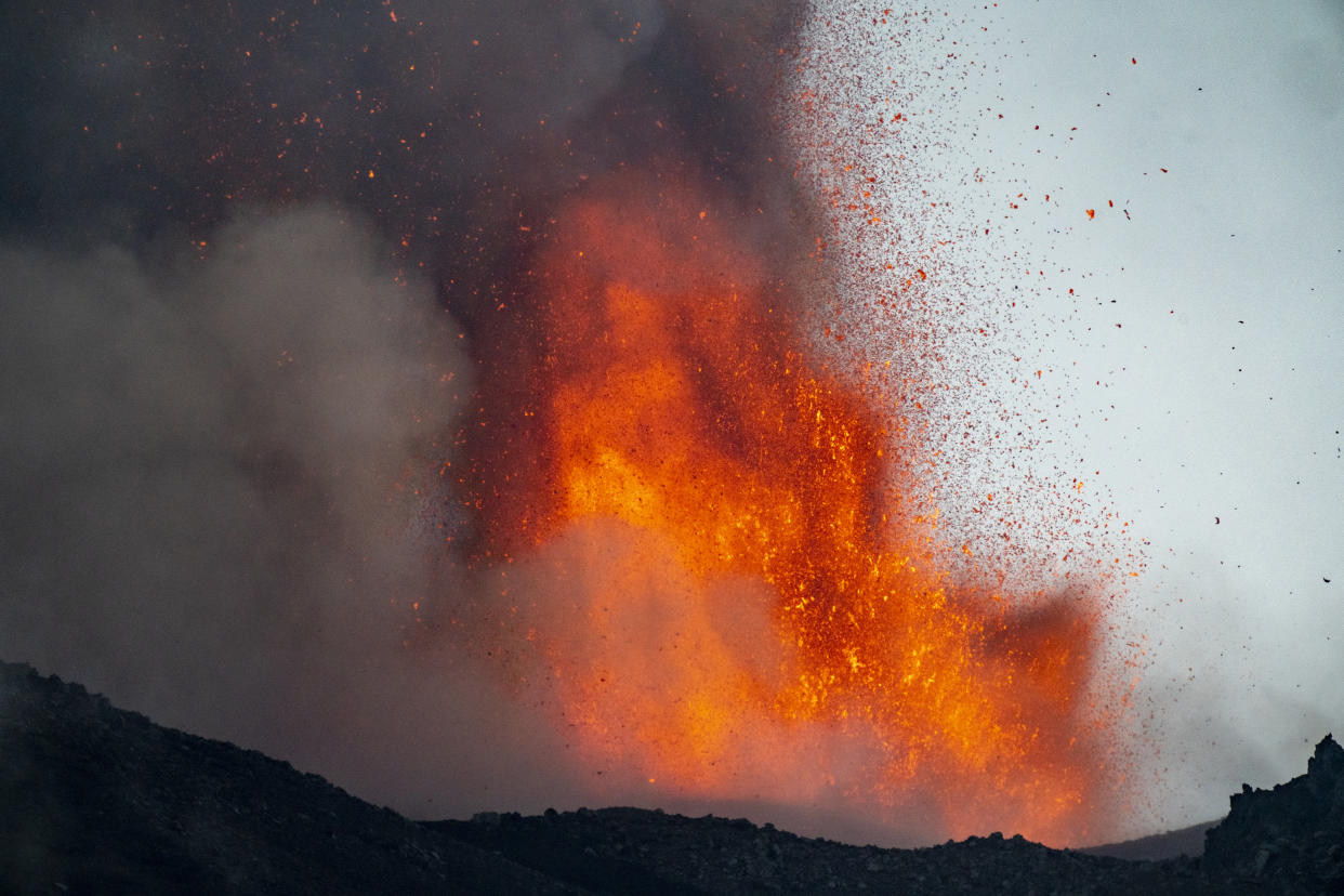 Photos The eruption of Mount Etna