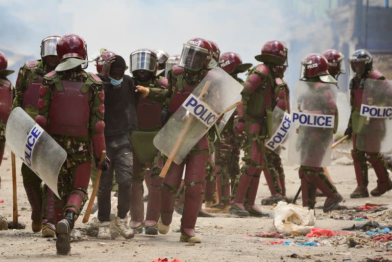 Nationwide protest over cost of living and President William Ruto's government in Nairobi