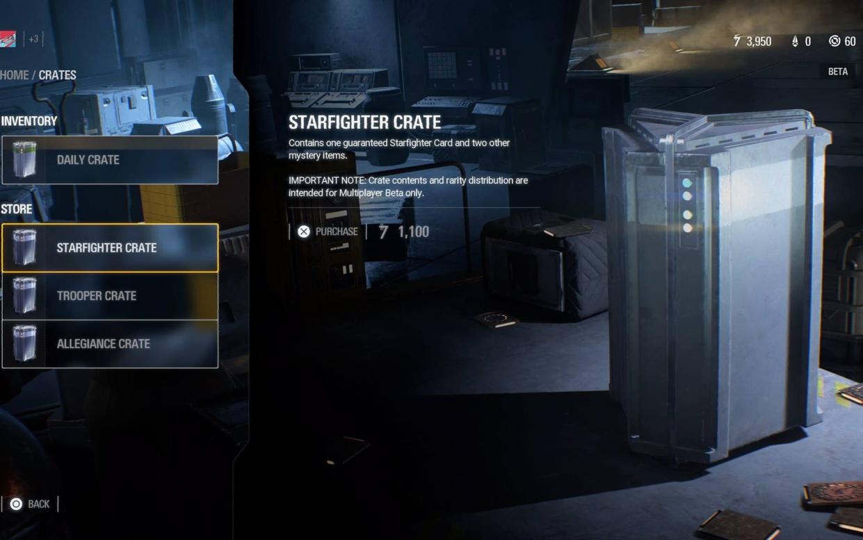 Star Wars loot box