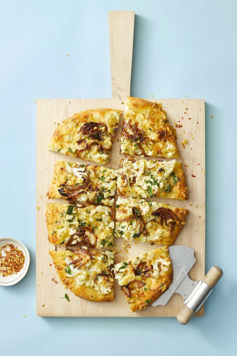 Roasted Cauliflower Pizza