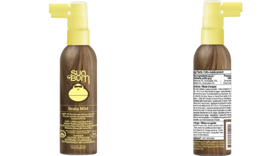 Scalp & Hair Mist SPF 30 - Well.ca, $20