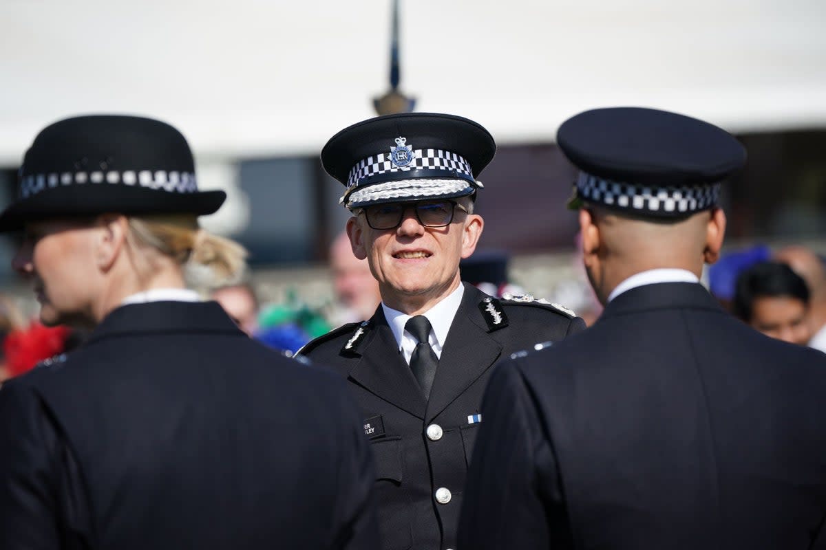 Metropolitan Police Commissioner Sir Mark Rowley has faced calls to resign over the force’s handling of pro-Palestinian protests (PA Archive)