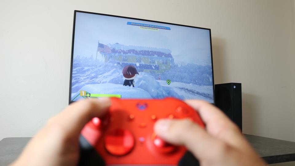 Playing South Park: Snow Day on the Xbox Series S