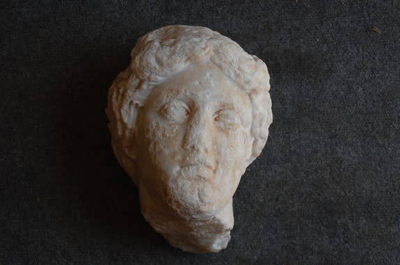 The head of an Aphrodite sculpture was discovered in southern Turkey during archaeological excavations.