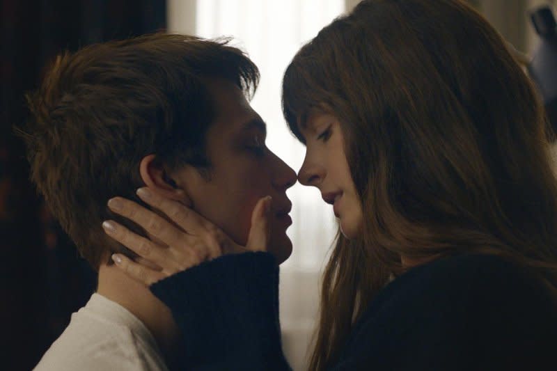 Nicholas Galitzine and Anne Hathaway star in "The Idea of You." Photo courtesy of Prime