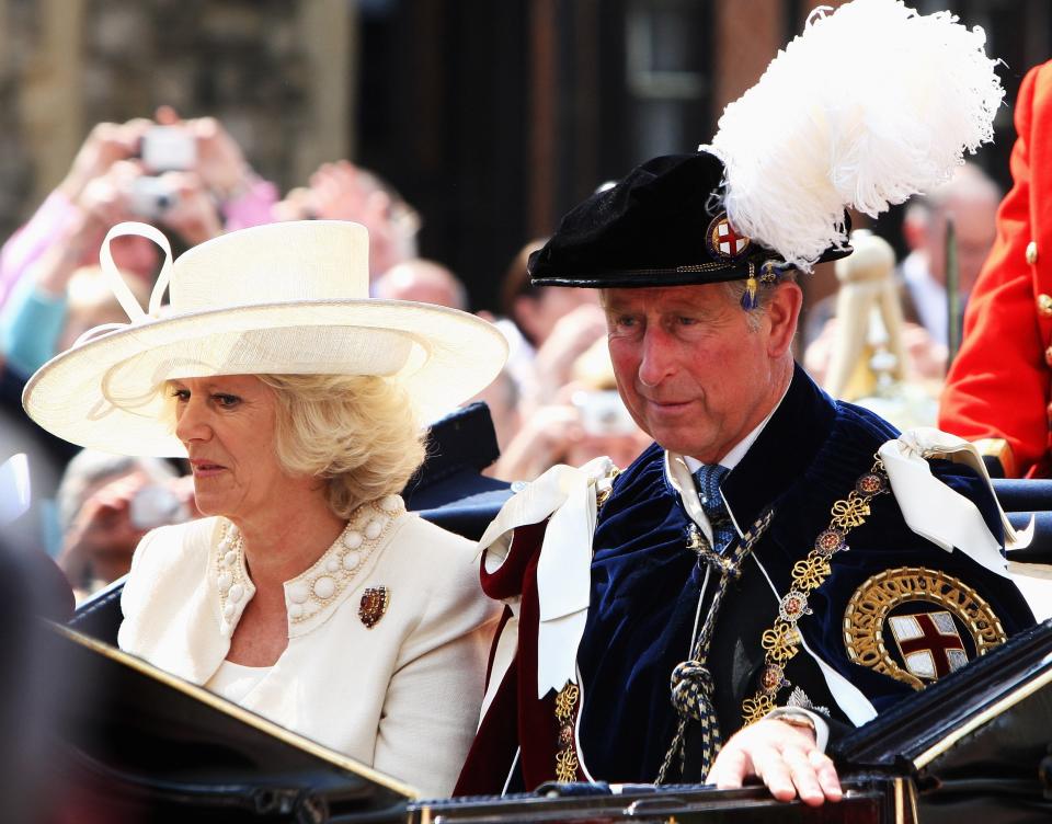 Prince Charles and the Duchess of Cornwall attend Garter Day in 2008 (Getty Images)