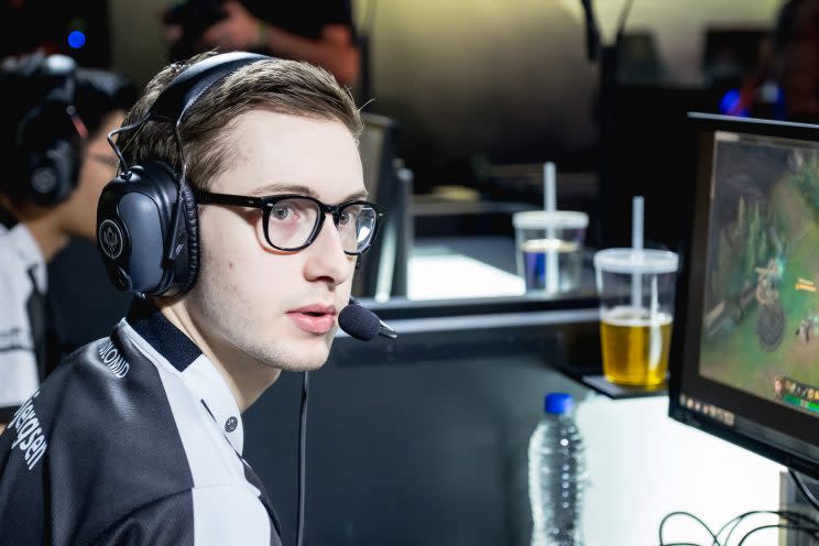 Team SoloMid mid laner Søren “Bjergsen” Bjerg at the 2017 Mid-Season Invitational