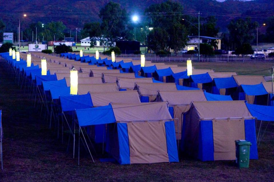 Footy Basecamp at Endeavour Park in Townsville.