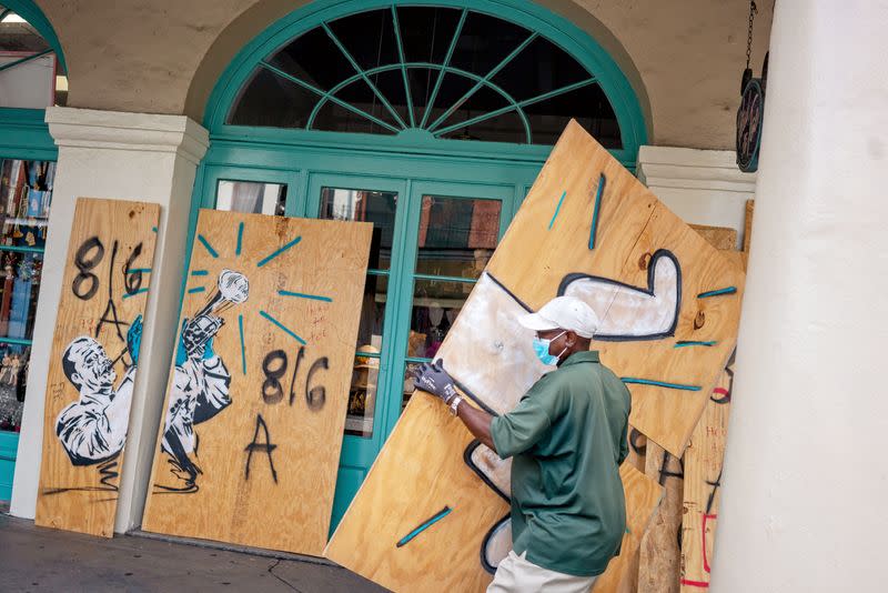 New Orleans residents brace for the arrival of Tropical Storm Sally