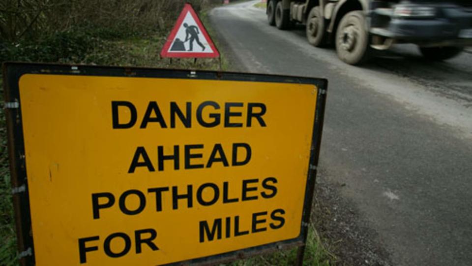 Pothole Repairs To Cost '12bn And Take 13 Years'