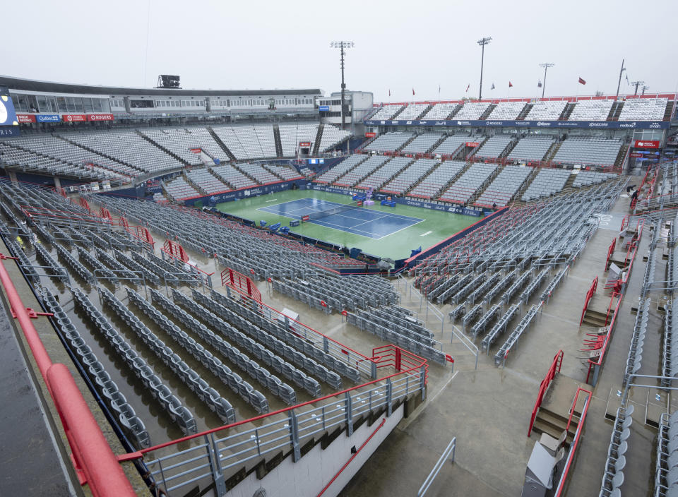 Rain washes out play in ATP Tour's National Bank Open in Montreal