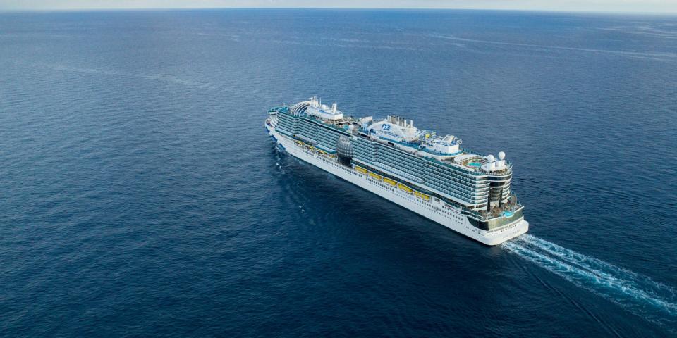 Sun Princess at sea