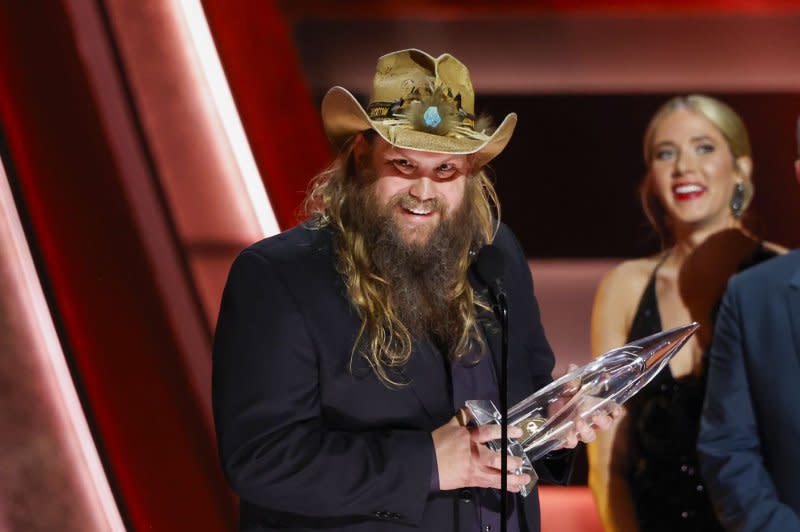 Chris Stapleton attends the CMA Awards in 2023. File Photo by John Angelillo/UPI