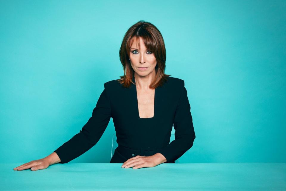 Face off: Sky presenter Kay Burley: Mark Harrison