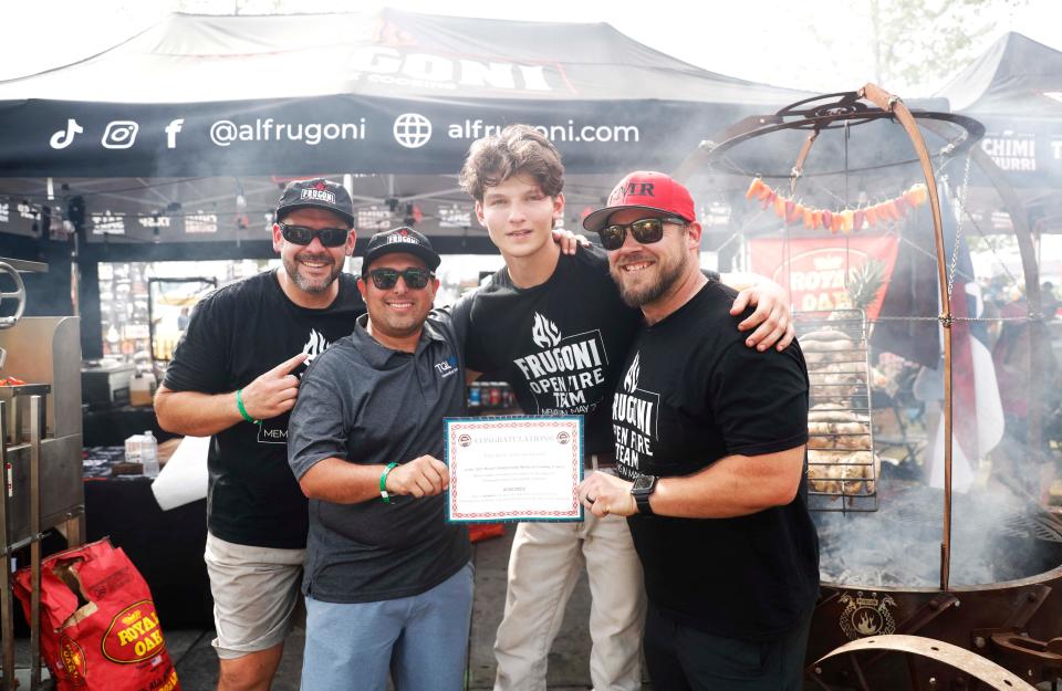 Al Frugoni Openfire placed fourth in the Best Turkey Smoke Category in the 2023 Memphis in May World Championship Barbecue Cooking Contest at Tom Lee Park in Downtown Memphis.