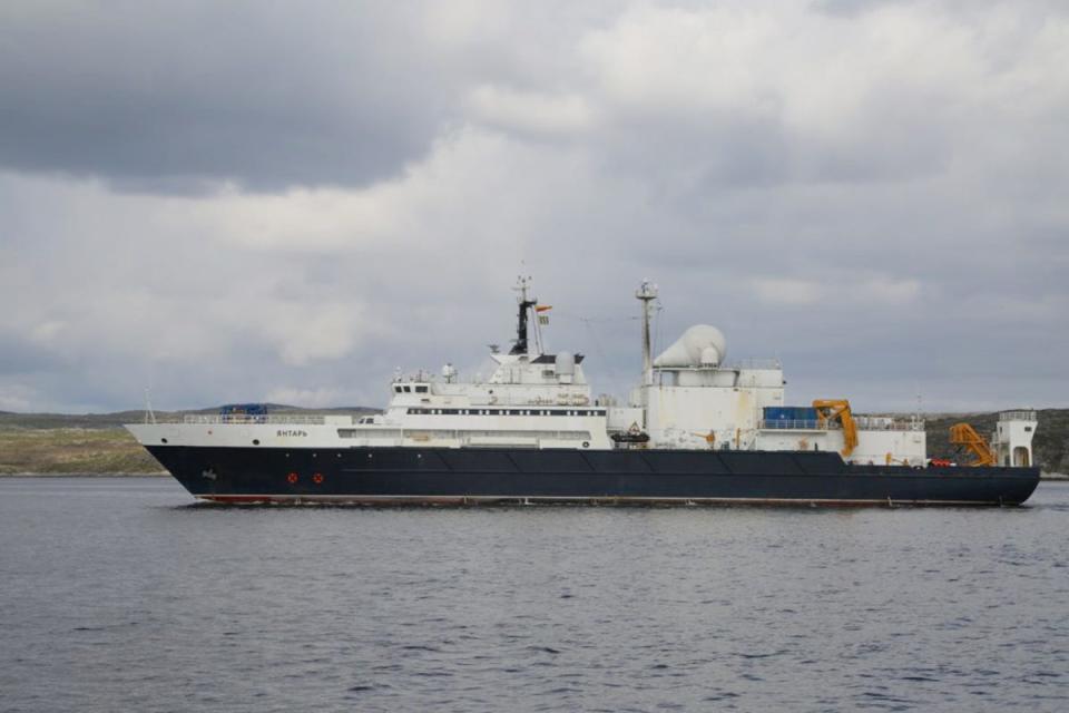 Russia oceanographic research vessel Yantar