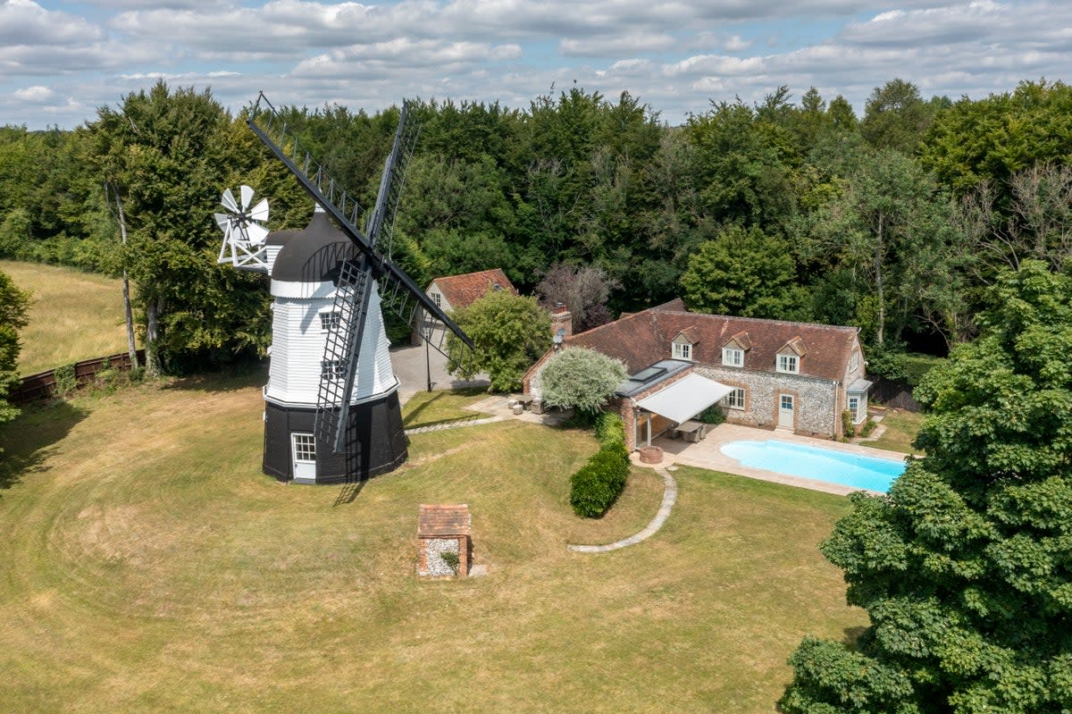 Cobstone Mill is sold with a house and two outbuildings, comprising a total of  5,161 sq ft (Savills)