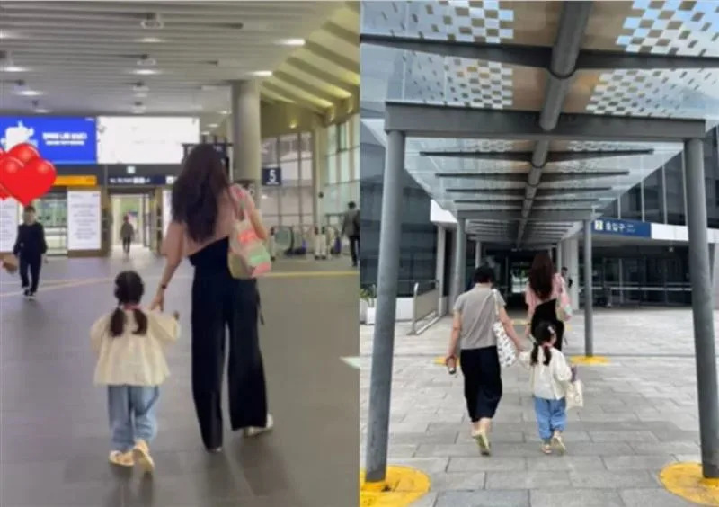 崔智友和媽媽帶3歲女兒出門，享受三代同堂的快樂。（圖／翻攝IG）