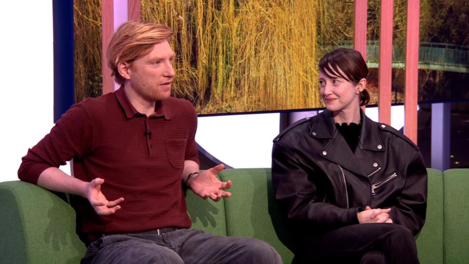 domhnall gleeson, andrea riseborough, the one show
